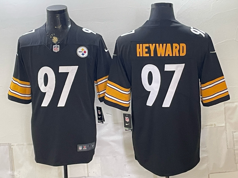 2026 Men Pittsburgh Steelers #97 Heyward Black Limited Nike NFL Jersey 0829001->youth mlb jersey->Youth Jersey